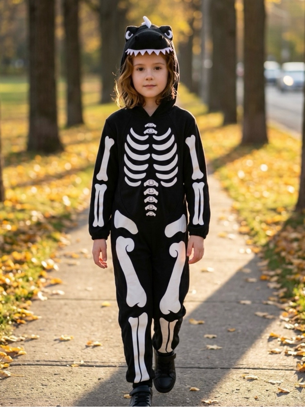Rubies Skelesaurus Rex Costume Boys 2T Black & White